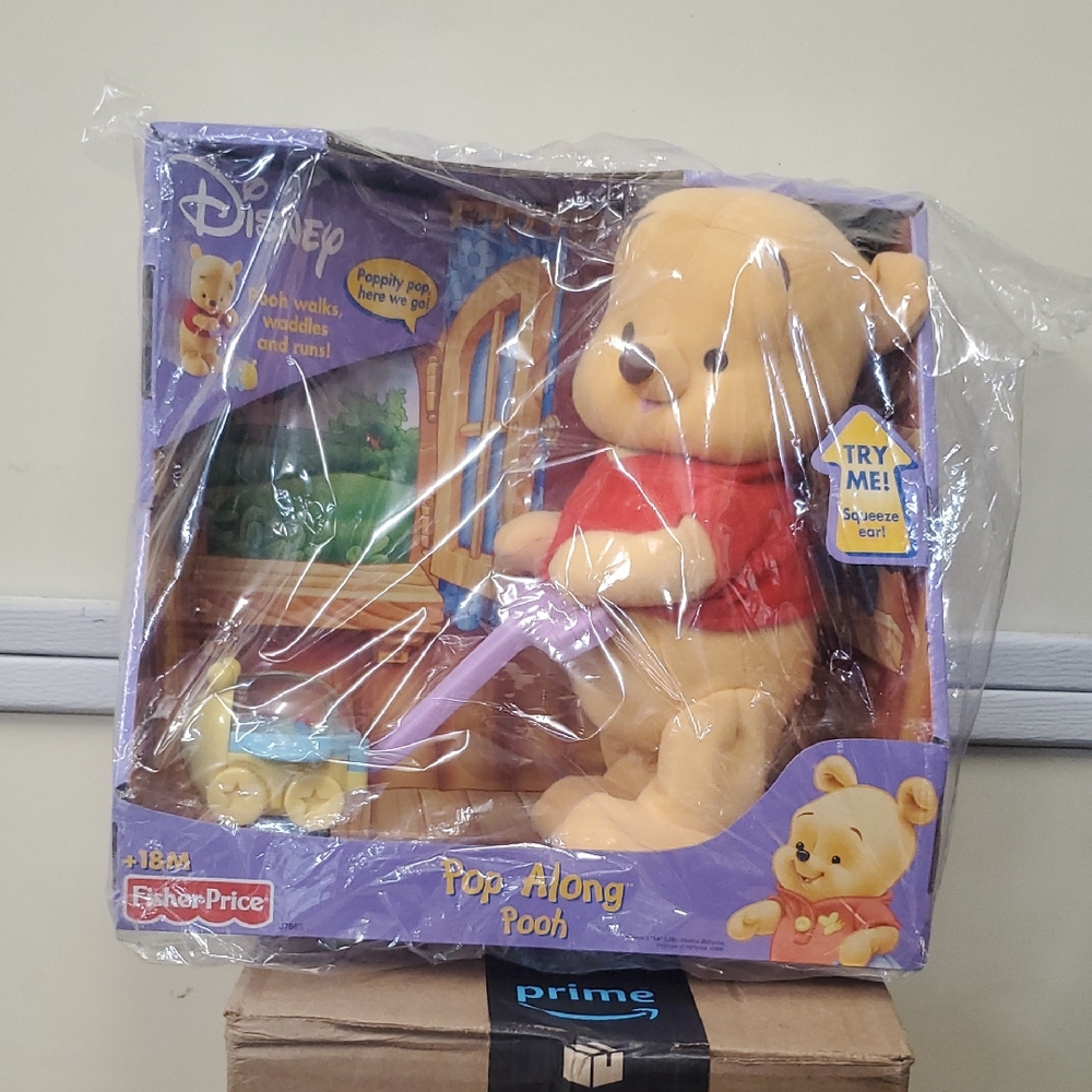 Disney Fisher-Price Pop Along Pooh Toy